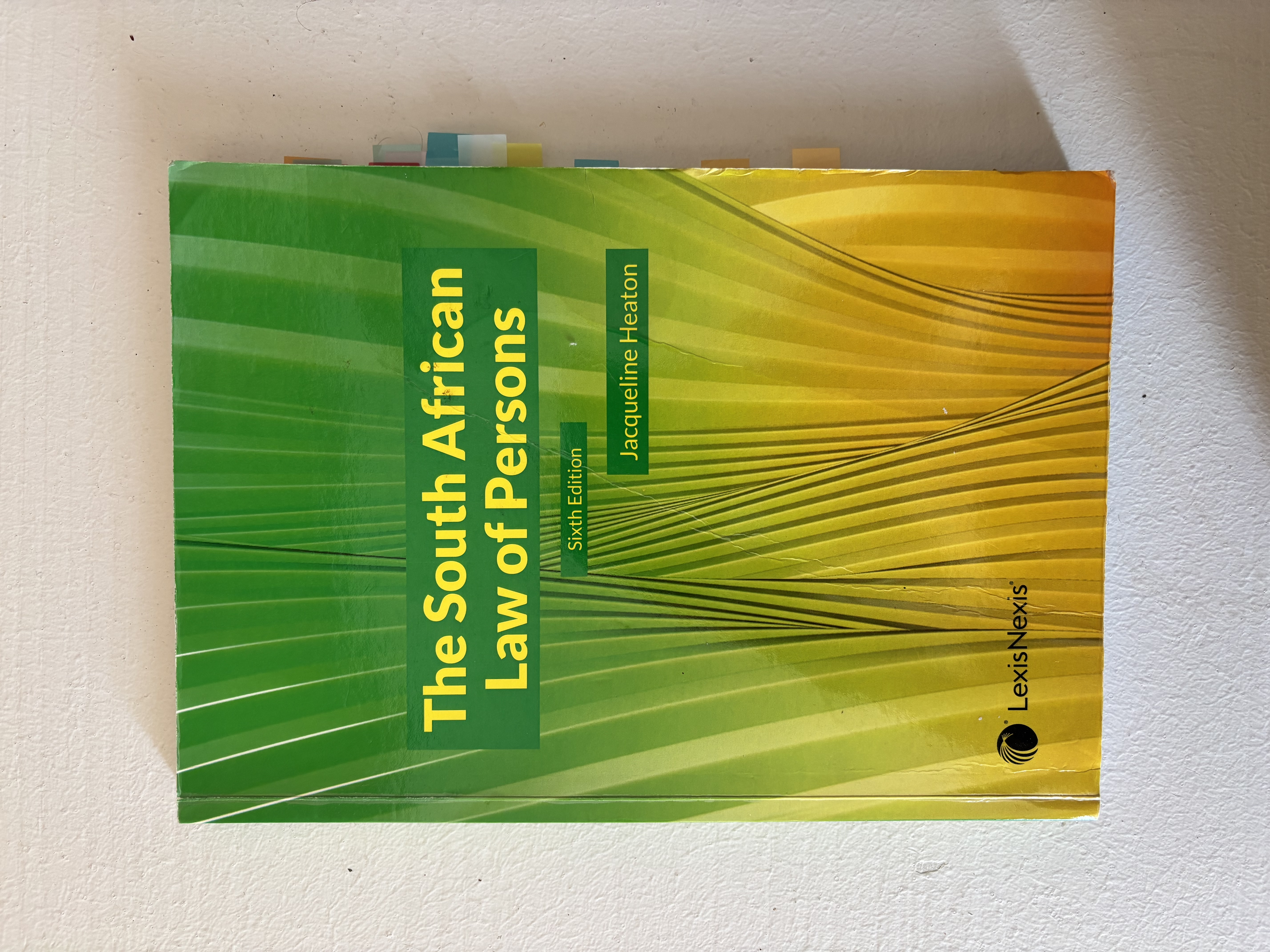 Law of Persons Textbook - Jacqueline Heaton 6ed.