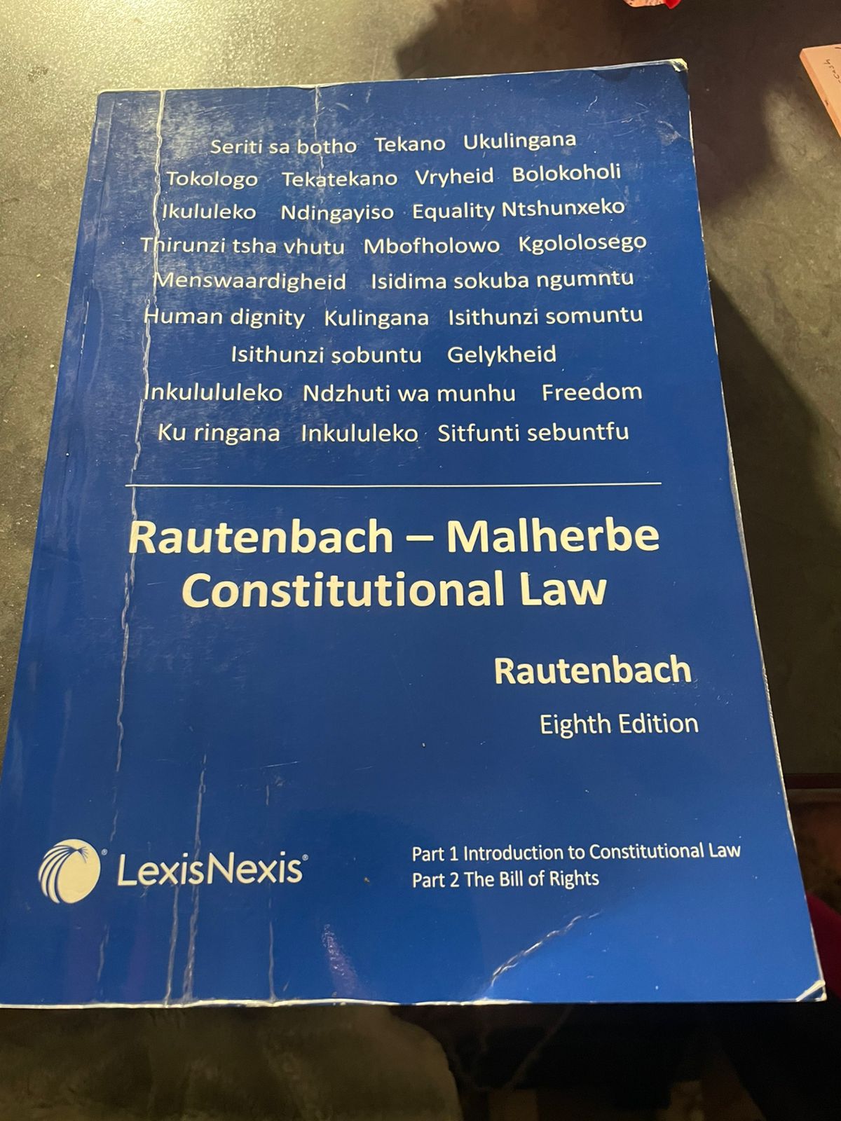 Rautenbach- Constitutional law